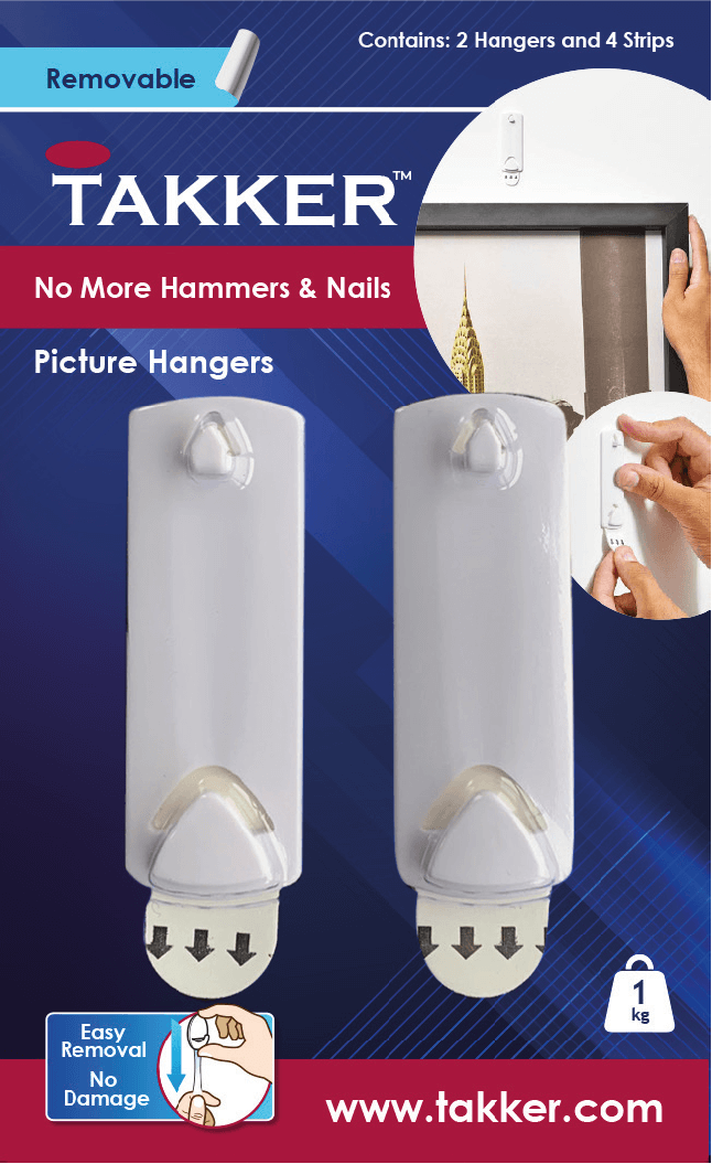 TAKKER PICTURE HANGER HOOKS