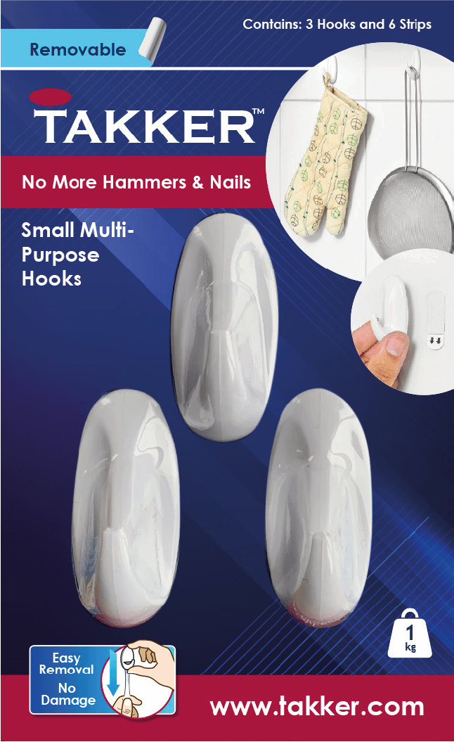 TAKKER SMALL MULTI-PURPOSE HOOK