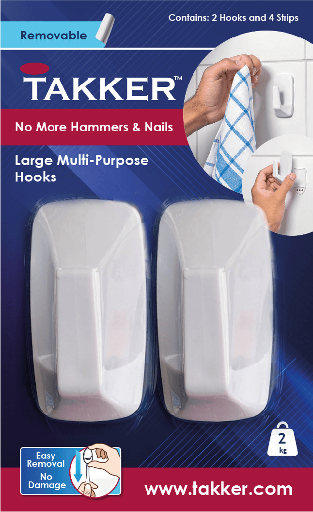 TAKKER LARGE MULTI-PURPOSE HOOKS